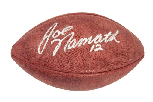 Joe Namath Signed Official NFL Football